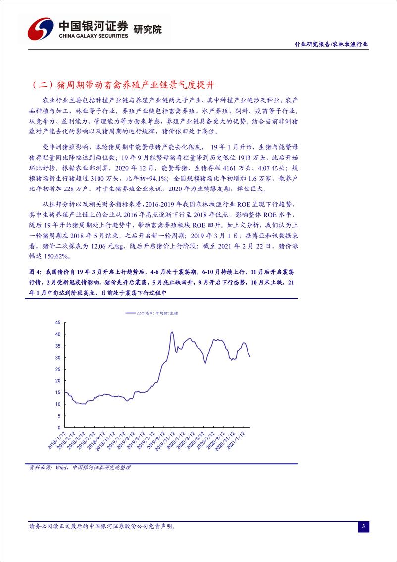 《农林牧渔行业2月行业动态报告：猪价预期上调，黄羽鸡行业可关注-20210226-银河证券-18页》 - 第4页预览图