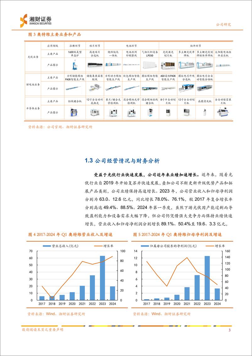 《奥特维(688516)业绩维持高速增长，新产品有望逐渐放量-240722-湘财证券-14页》 - 第5页预览图