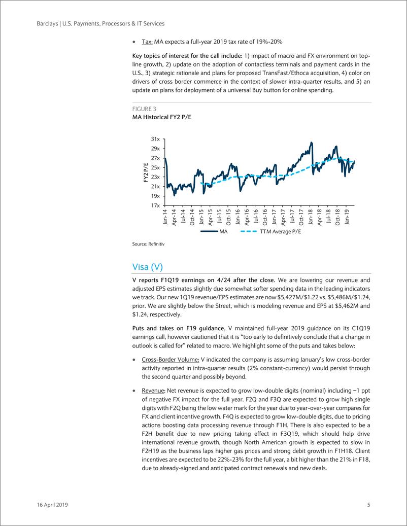 《巴克莱-美股-支付与IT服务业-美国支付、处理器与IT服务：2019年Q1网络与收购预览-2019.4.16-34页》 - 第6页预览图