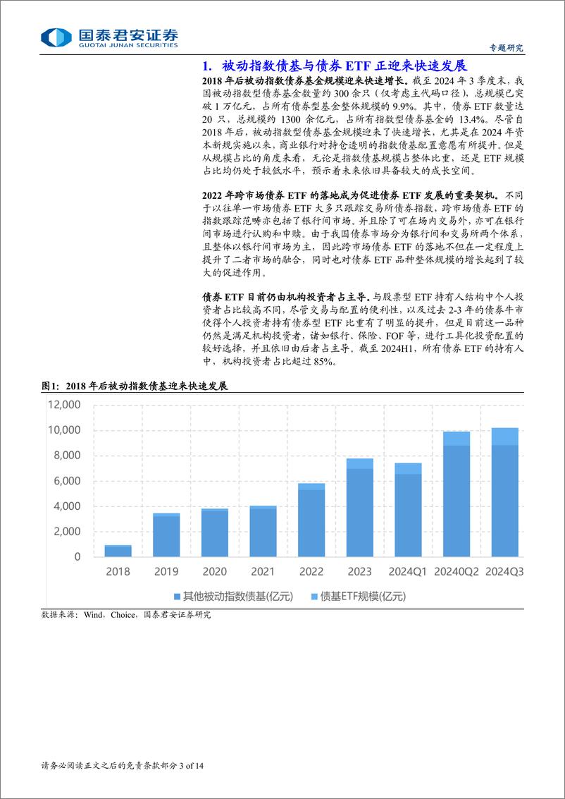 《被动指数债基系列专题一，债券ETF：现状与投资价值-241121-国泰君安-14页》 - 第3页预览图