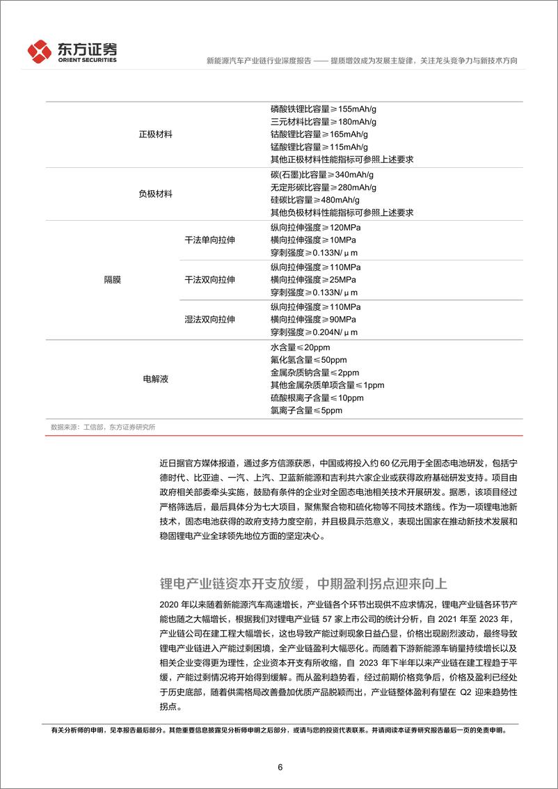 《新能源汽车行业长期投资逻辑专题研究：提质增效成为发展主旋律，关注龙头竞争力与新技术方向-240607-东方证券-20页》 - 第6页预览图