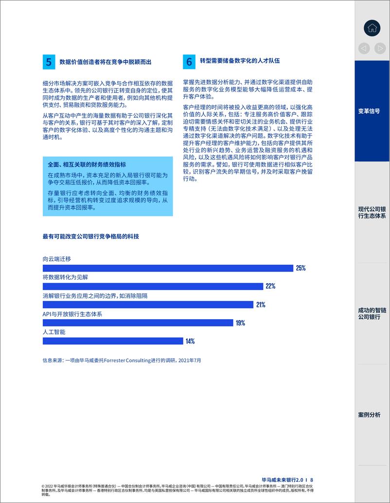 《毕马威未来银行2.0：如何打造数字化时代的智链公司银行-24页》 - 第8页预览图