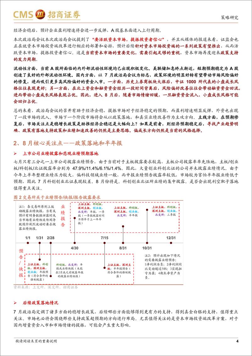 《A股2023年8月观点及配置建议：政策转暖，成长为先-20230730-招商证券-80页》 - 第5页预览图