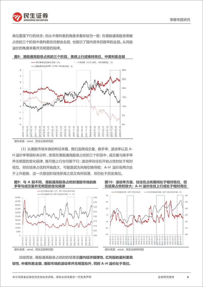 《策略专题研究-港股通高股息策略：坚守实物资产-240801-民生证券-15页》 - 第6页预览图