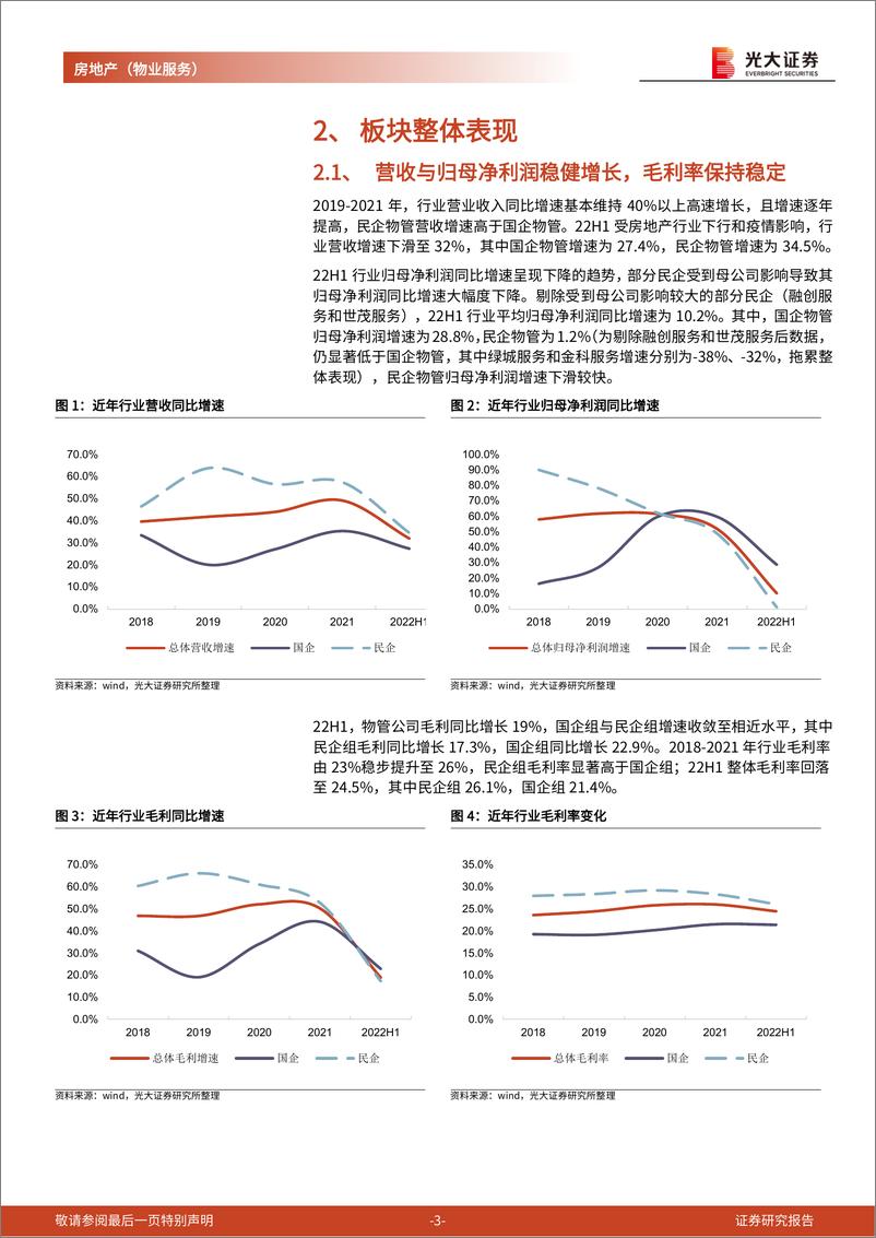 《房地产行业AH物业服务板块2022中期业绩综述：国企组稳健增长，民企组积极外拓-20220930-光大证券-25页》 - 第4页预览图