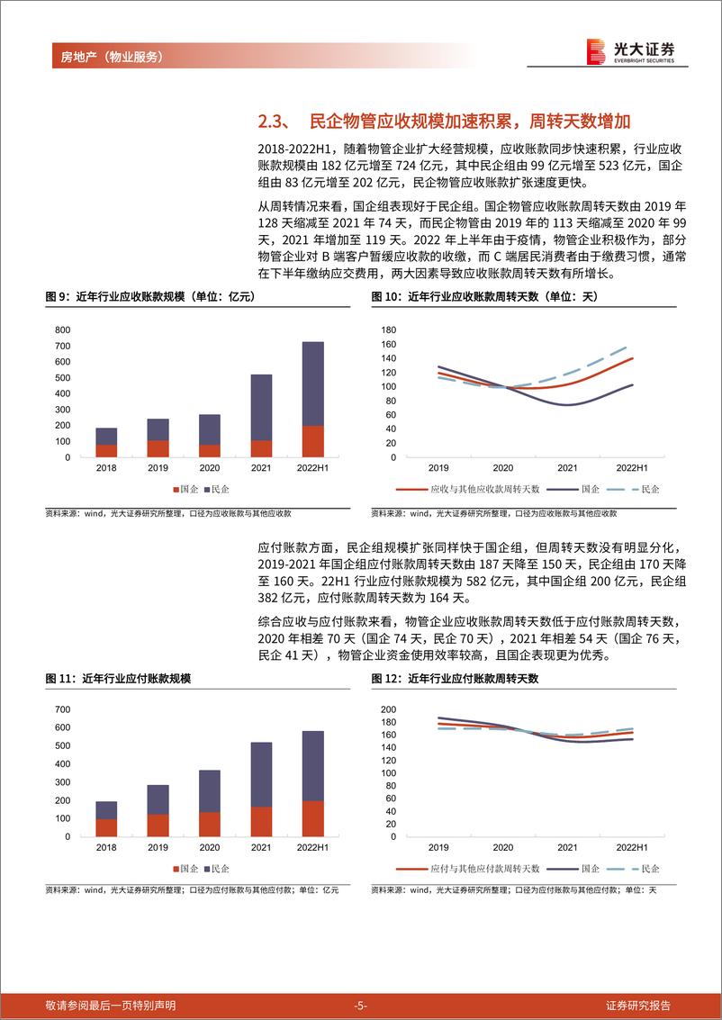 《房地产行业AH物业服务板块2022中期业绩综述：国企组稳健增长，民企组积极外拓-20220930-光大证券-25页》 - 第6页预览图