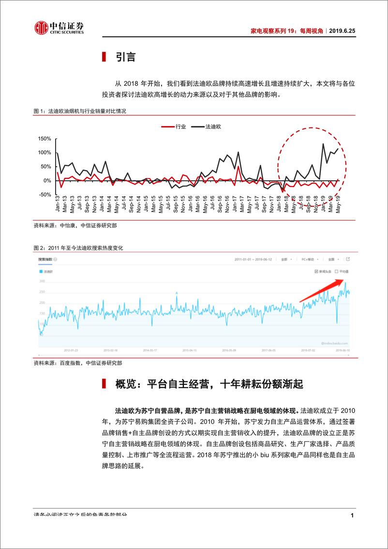 《家电行业观察系列19每周视角：法迪欧，耕耘厨电十年，搭乘渠道东风-20190625-中信证券-13页》 - 第5页预览图