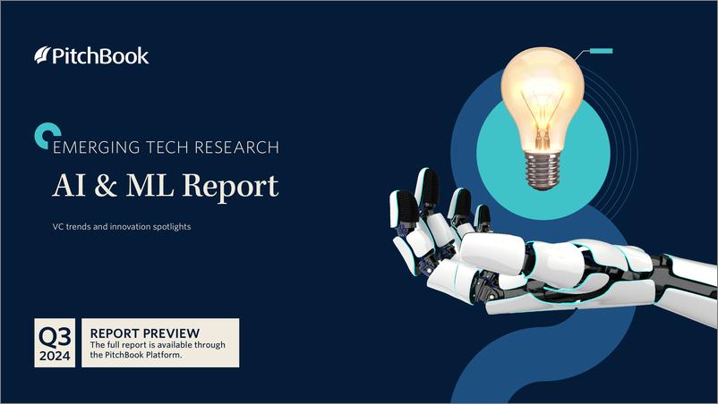 《PitchBook-2024年三季度人工智能与机器学习报告（英）-2024-13页》 - 第1页预览图