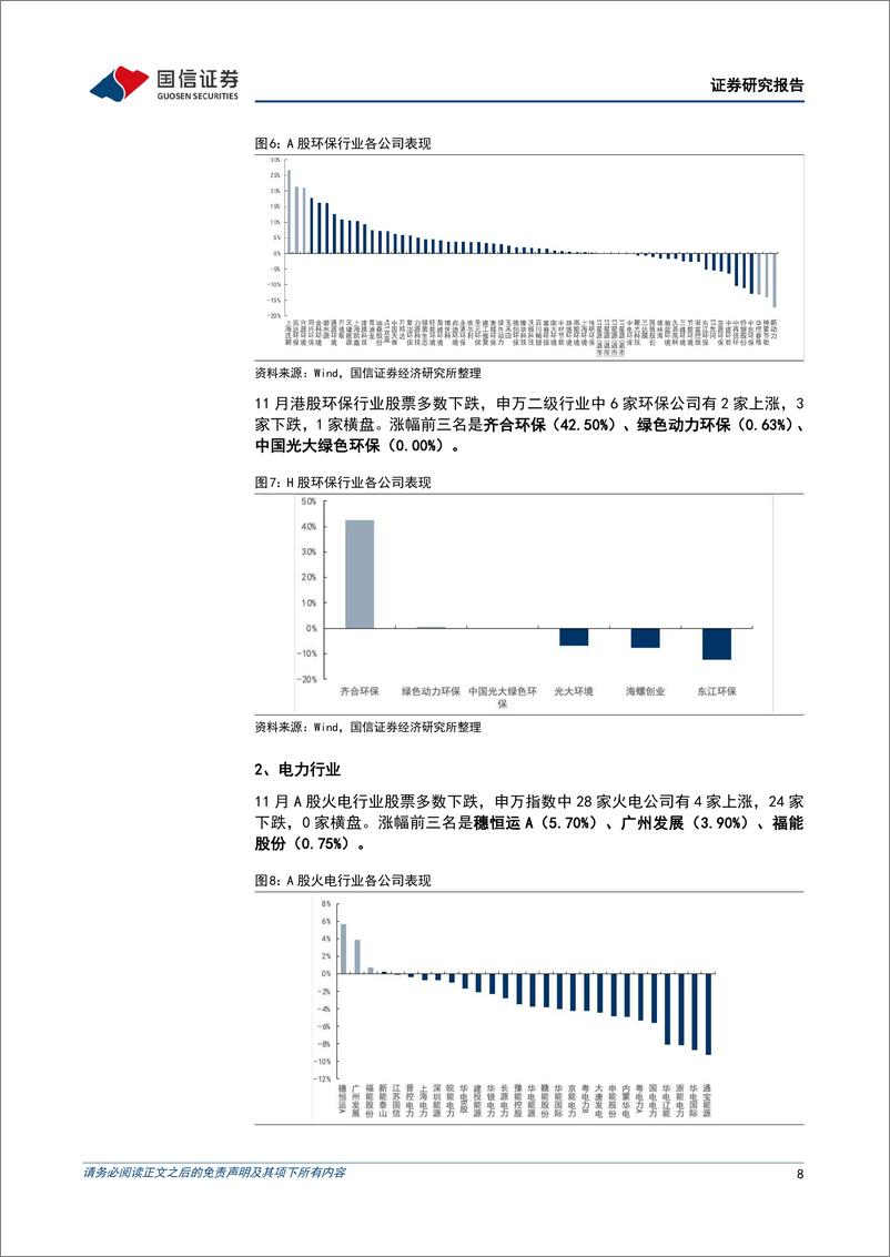 《公用环保行业2024年12月投资策略：川投集团拟与四川省能源投资集团战略重组，广东省2025年电力市场交易方案出台-241202-国信证券-27页》 - 第8页预览图