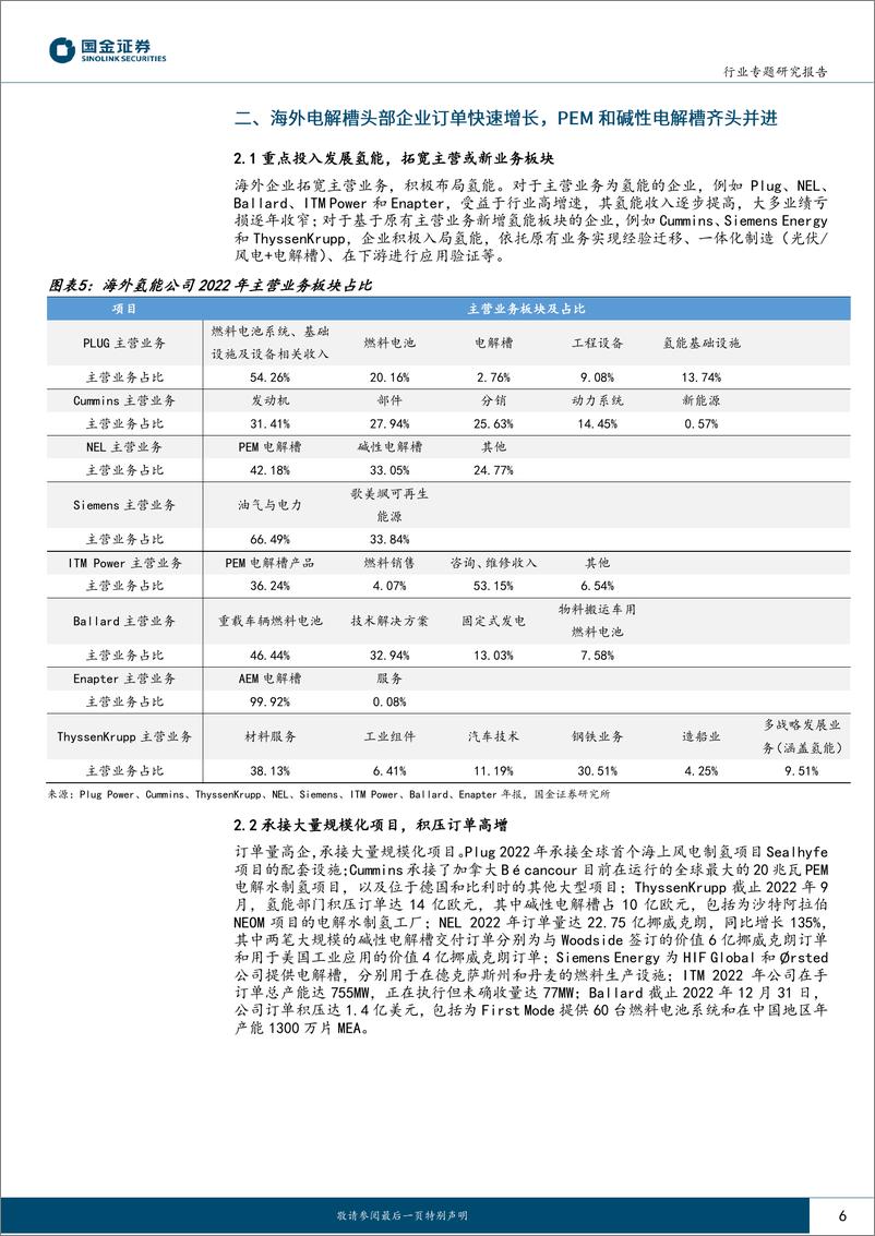 《从海外公司年报看氢能行业系列（九）：总结篇，高增速、高订单、高扩产，氢能行业进入实质爆发前夕-20230530-国金证券-20页》 - 第7页预览图