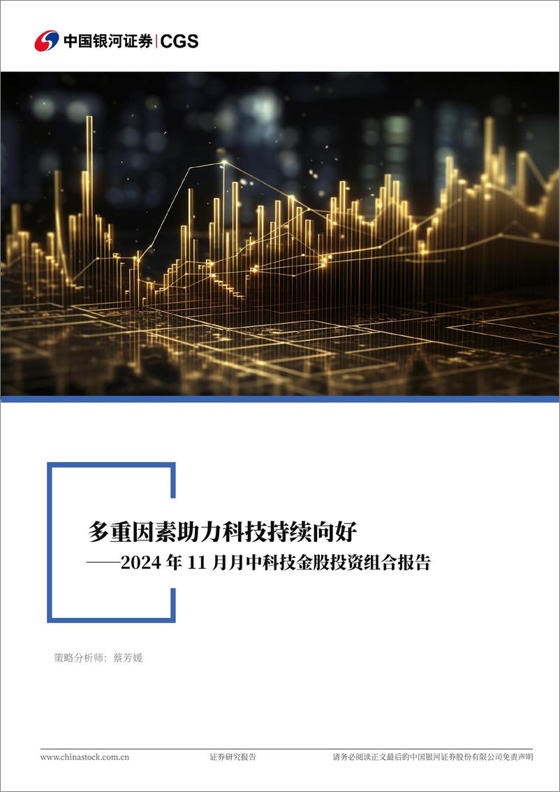 《2024年11月月中科技金股投资组合报告：多重因素助力科技持续向好-241113-银河证券-14页》 - 第1页预览图