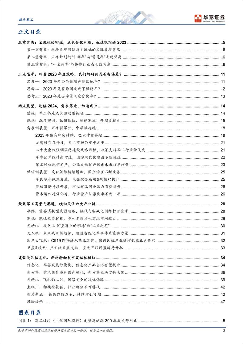 《航天军工行业2024年度策略：需求落地，加速成长-20231108-华泰证券-50页》 - 第3页预览图