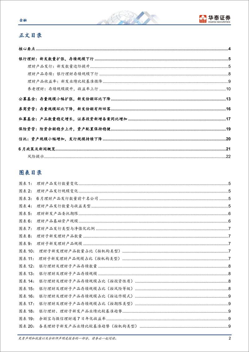 《金融行业月报：公募降费落地，理财收益率处于低位-20230710-华泰证券-25页》 - 第3页预览图