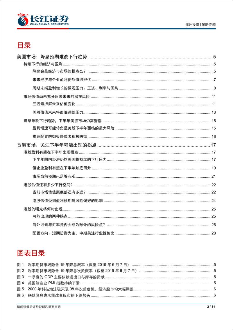 《2019年海外中期投资策略：趋势与拐点-20190617-长江证券-31页》 - 第3页预览图