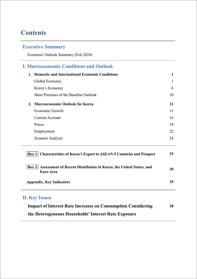 《韩国央行-韩国经济展望（2024年2月），完整版（英）-64页》 - 第4页预览图