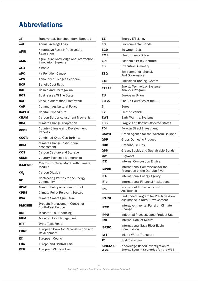 《2024巴尔干半岛西部-气候与发展报告_英文版_-世界银行》 - 第8页预览图