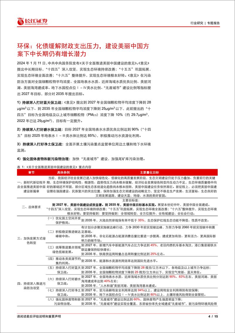 《环保行业检测氢能近期关键词：化债、筑底、能源法-241118-长江证券-15页》 - 第4页预览图