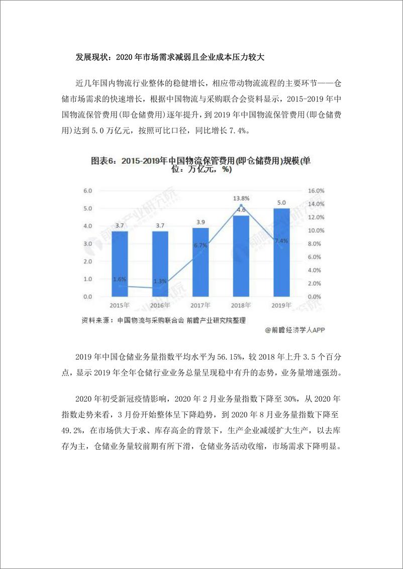 预见2021：《中国仓储产业全景图谱》 - 第6页预览图