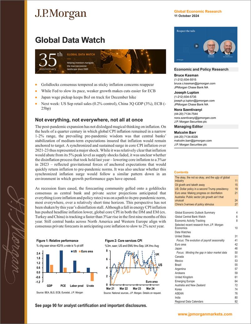 《JPMorgan Econ  FI-Global Data Watch Not everything, not everywhere, not all at...-110762095》 - 第1页预览图