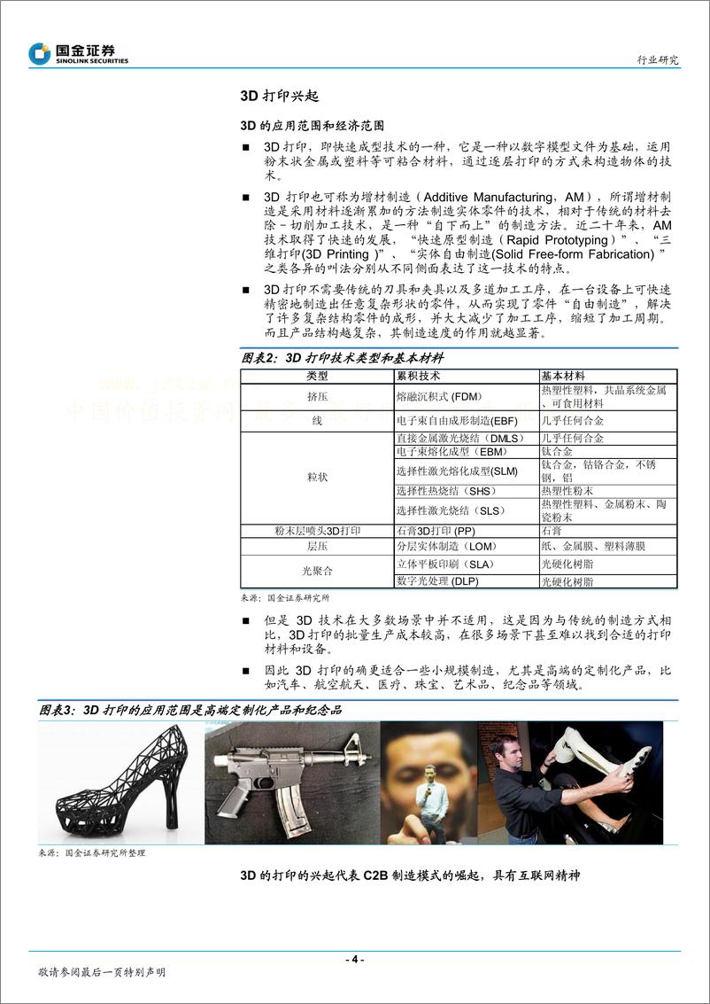 《国金证券-3D打印-看好消费级3D打印的发展机遇》 - 第4页预览图