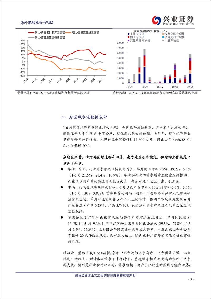 《6月水泥行业数据点评：淡季不淡，关注中报行情-20190719-兴业证券-10页》 - 第4页预览图