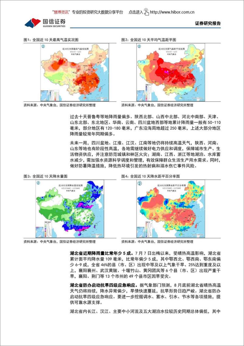 《环保与公用事业行业202208第2期：多地持续高温天气且降水偏少，关注光伏运营机会-20220814-国信证券-28页》 - 第7页预览图