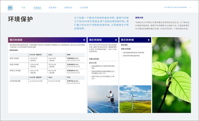 《2022通用汽车中国可持续发展报告-GM》 - 第8页预览图