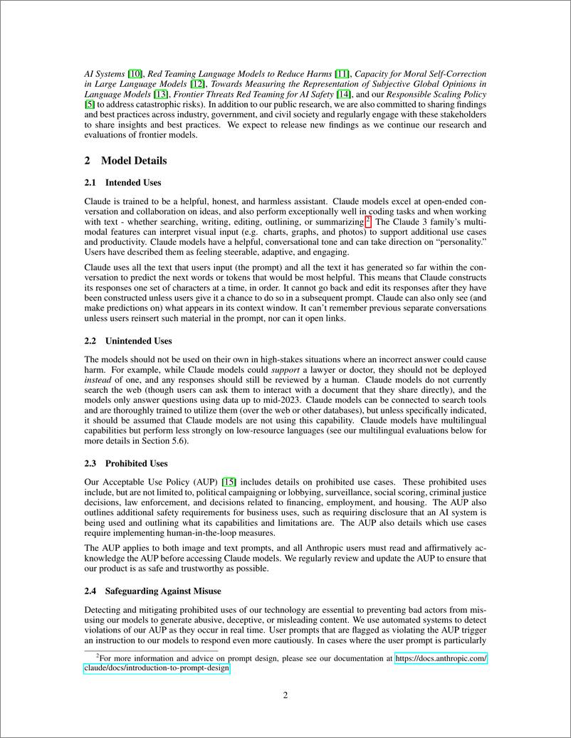《AnthropicClaude3技术报告（英）》 - 第2页预览图