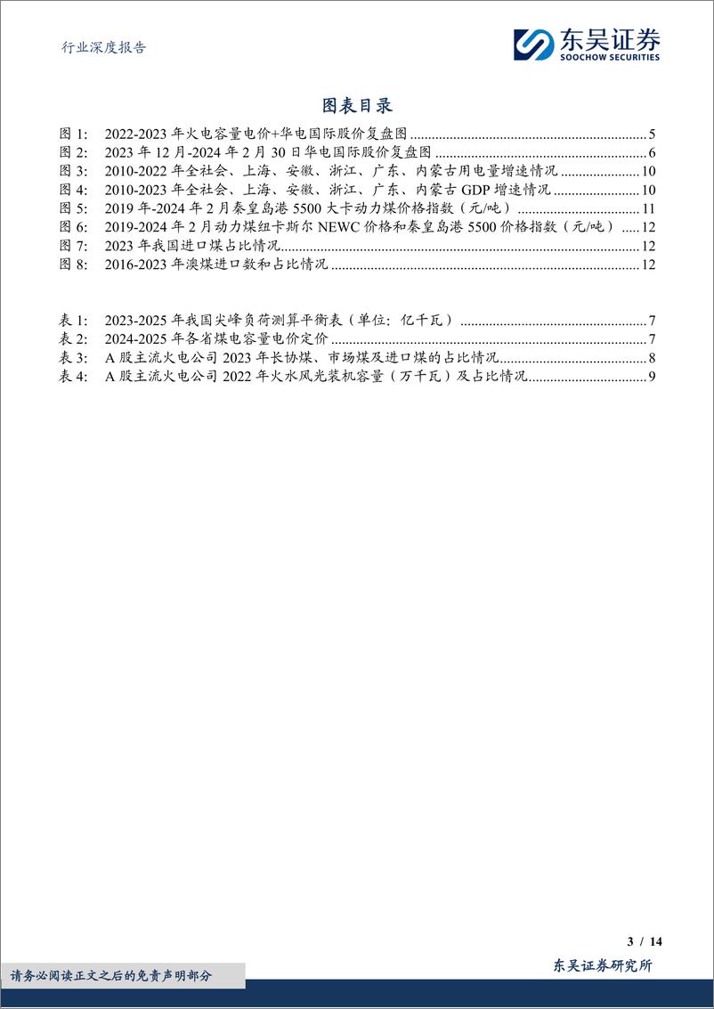 《火电行业深度报告-2024年火电行业更关注区域电力供需和股息率【勘误版】-东吴证券》 - 第3页预览图