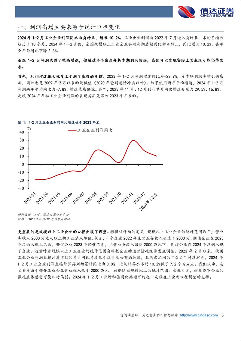 《利润高增的“真相”：口径调整-240327-信达证券-10页》 - 第3页预览图