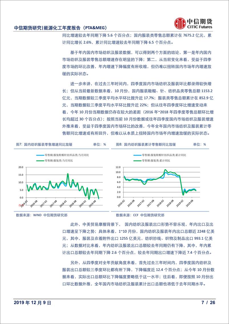 《能源化工年度报告（PTA&MEG）：PTA&ME，弱需求下，供应再平衡-20191209-中信期货-26页》 - 第8页预览图