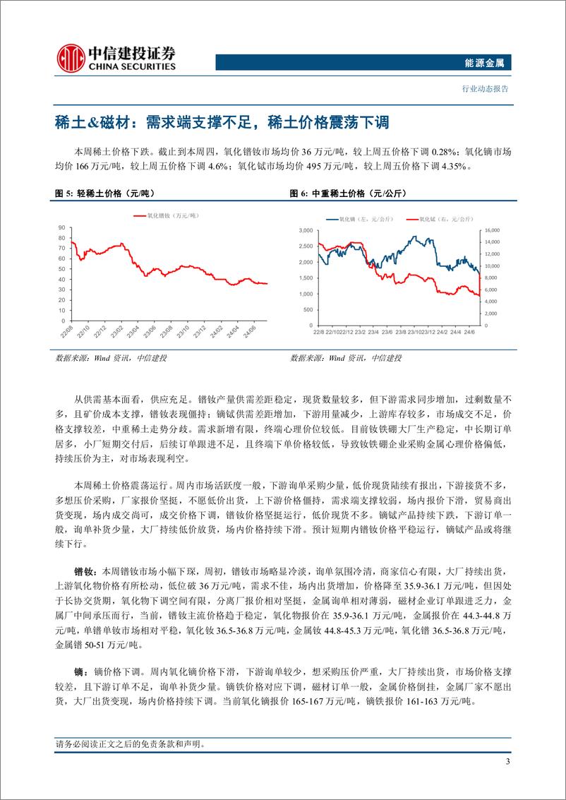 《能源金属行业：国常会拟加大汽车以旧换新力度，锂价底部或随旺季补库预期反弹-240721-中信建投-11页》 - 第6页预览图