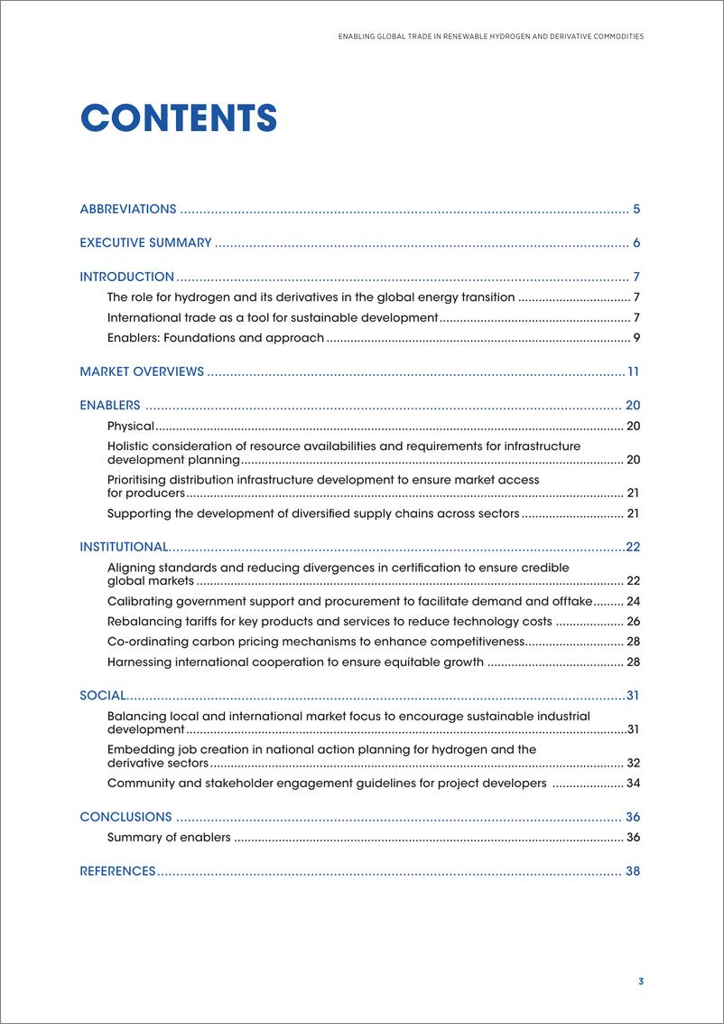 《推动可再生氢和衍生物商品的全球贸易-40页》 - 第3页预览图