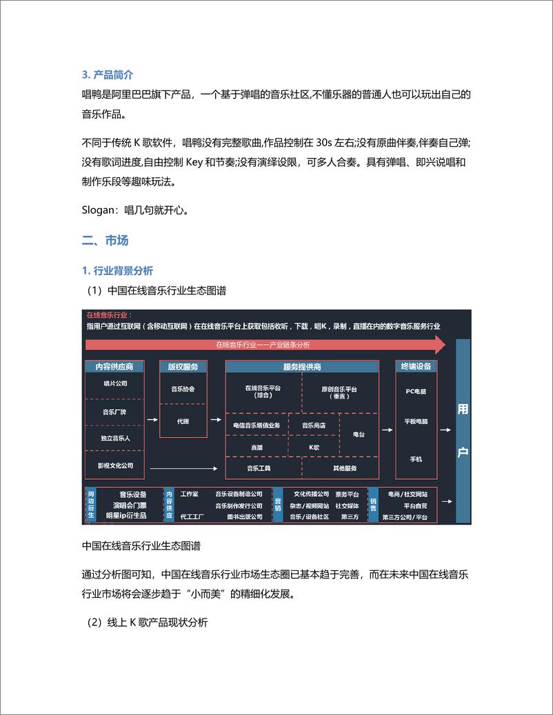 《唱鸭APP竞品分析报告》 - 第2页预览图