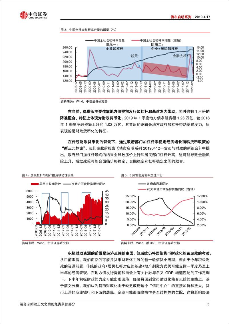 《债券启明系列：未来经济的大考，货币财政化能否见效？-20190417-中信证券-16页》 - 第5页预览图