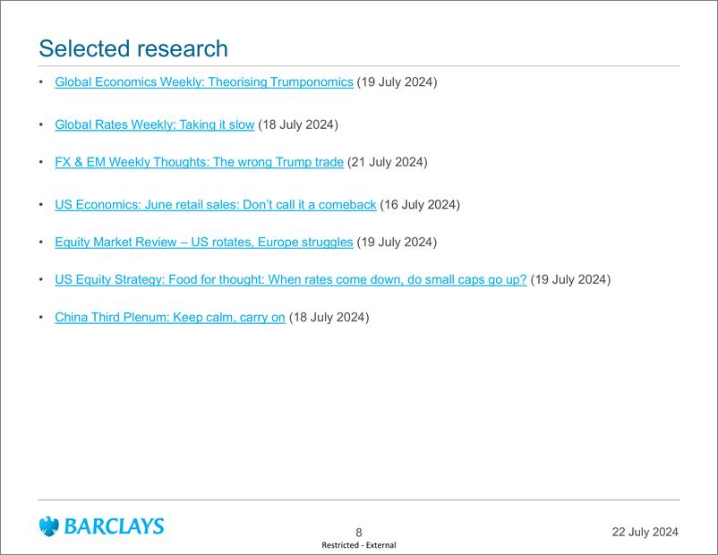 《Barclays_Global_Macro_Thoughts_A_political_earthquake_in_the_US》 - 第8页预览图