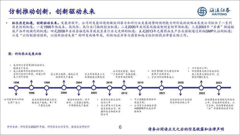 《科伦药业(002422)仿制推动创新，创新驱动未来-250116-海通证券-34页》 - 第6页预览图