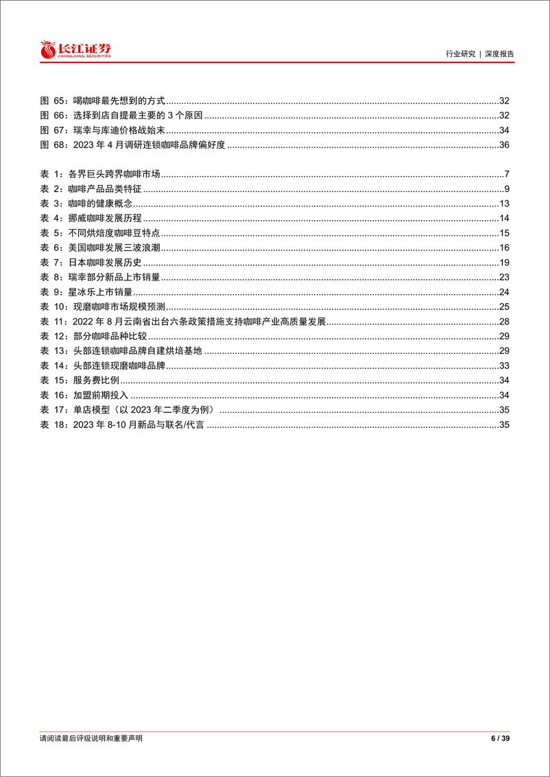 《现磨咖啡行业：方兴未艾，海阔天高-240619-长江证券-39页》 - 第6页预览图