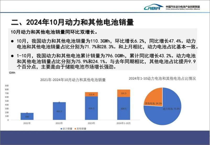 《【2024年10月】动力电池月度数据-35页》 - 第6页预览图