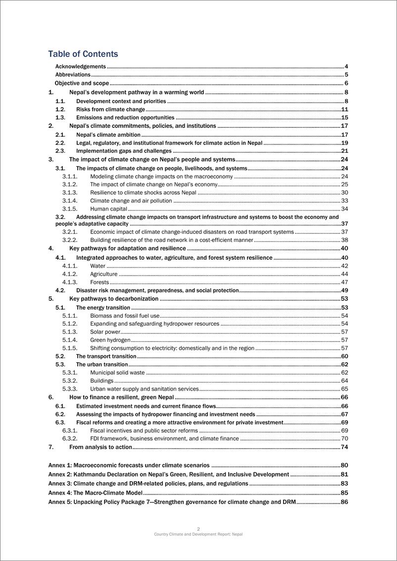 《世界银行-尼泊尔国家气候与发展报告（英）-2022.9-88页》 - 第4页预览图