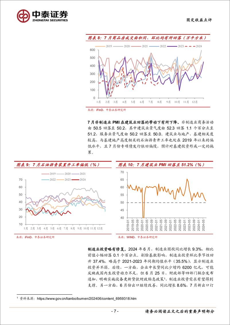 《7月经济数据前瞻：CPI小幅回升，信贷持续偏弱-240807-中泰证券-15页》 - 第7页预览图