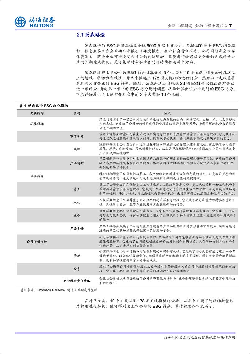 《海通证2018011ESG与社会责任投资系列研究（一）：新理念、新趋势，ESG投资概述》 - 第7页预览图