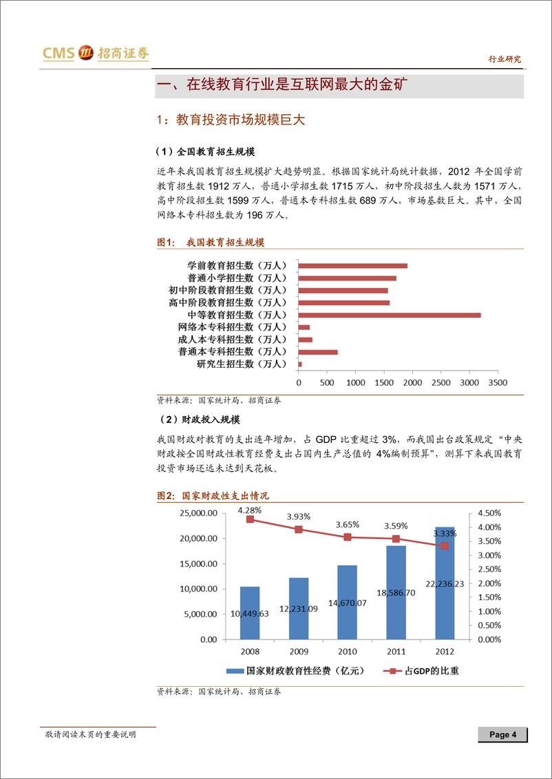 《招商证券-传媒行业专题报告之互联网教育：互联网教育 在崛起的最前夜》 - 第4页预览图