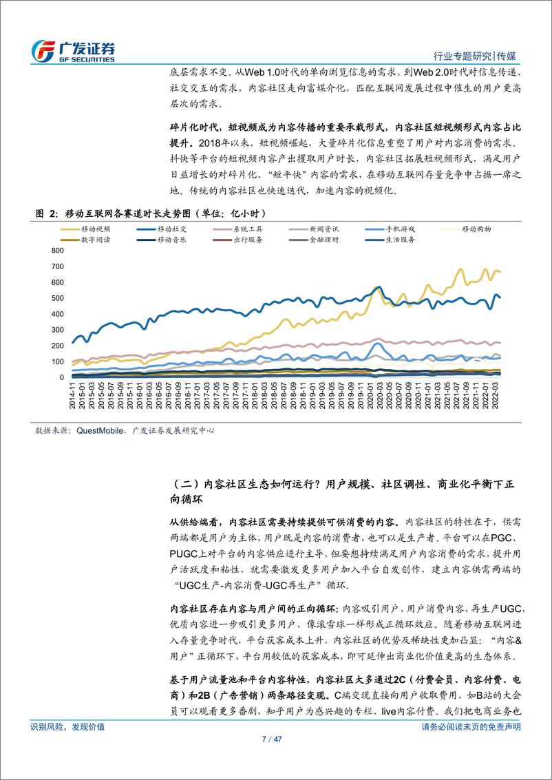 《传媒互联网行业：互联网内容社区，用户破圈路径、商业化与社区调性平衡-广发证券》 - 第8页预览图