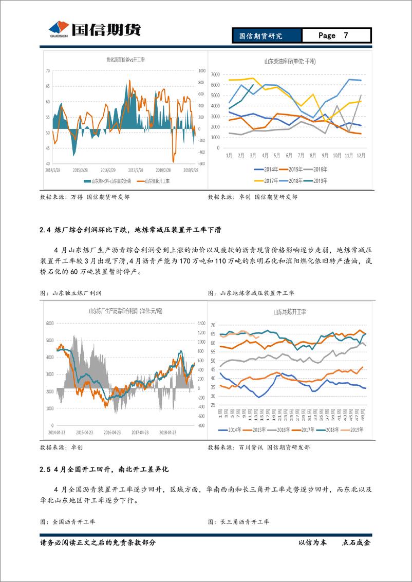 《石油沥青月报：5月马瑞油升贴水预计走高，沥青关注需求反馈-20190429-国信期货-15页》 - 第8页预览图