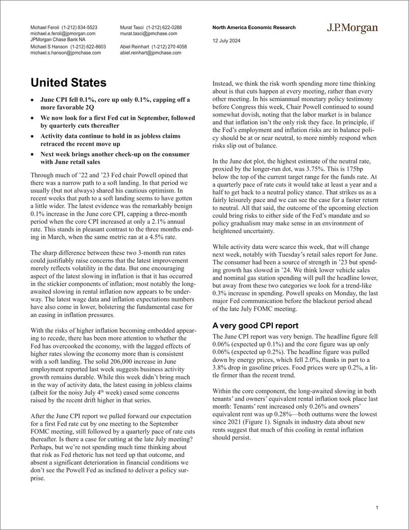 《JPMorgan Econ  FI-United States-109197862》 - 第1页预览图