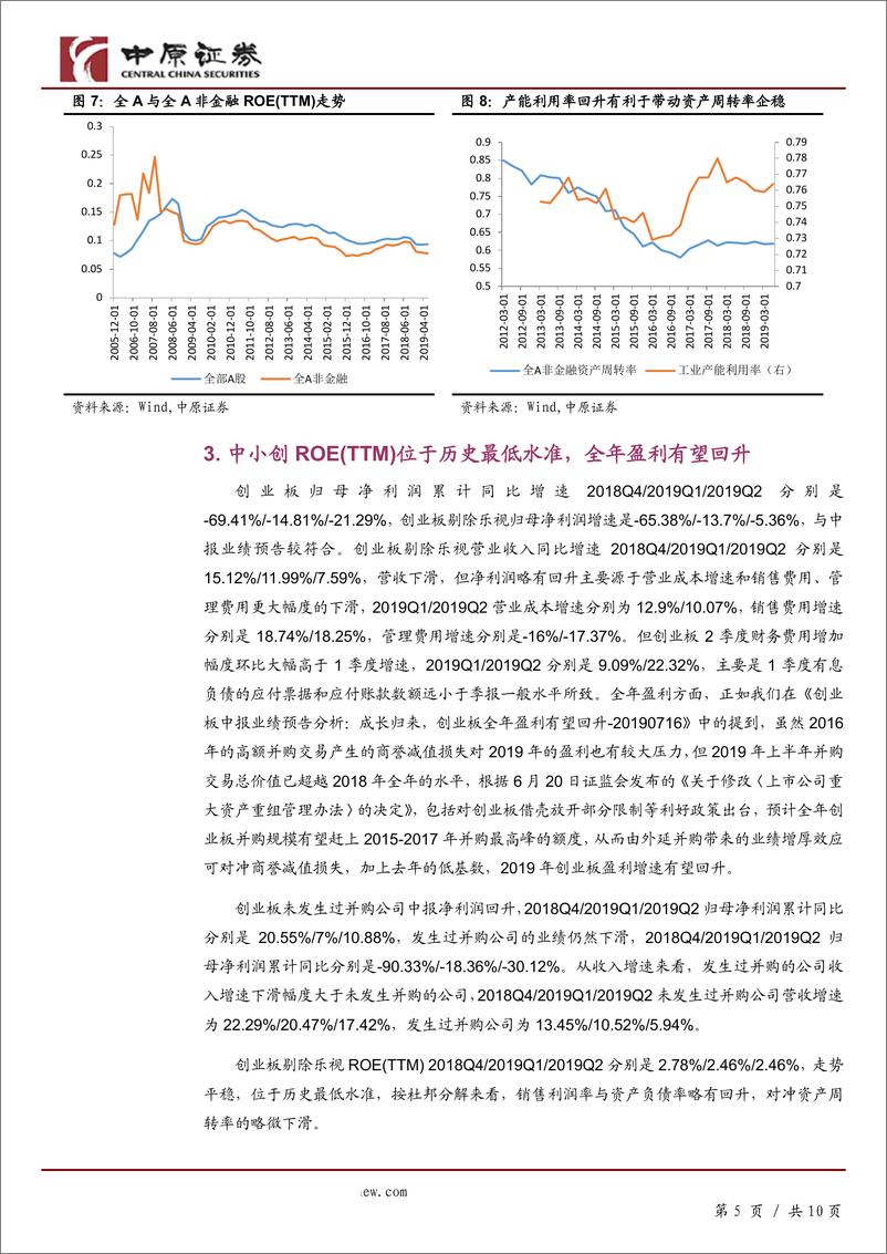 《2019年A股中报分析：减税降费效果明显，盈利高增板块最受青睐-20190906-中原证券-10页》 - 第6页预览图