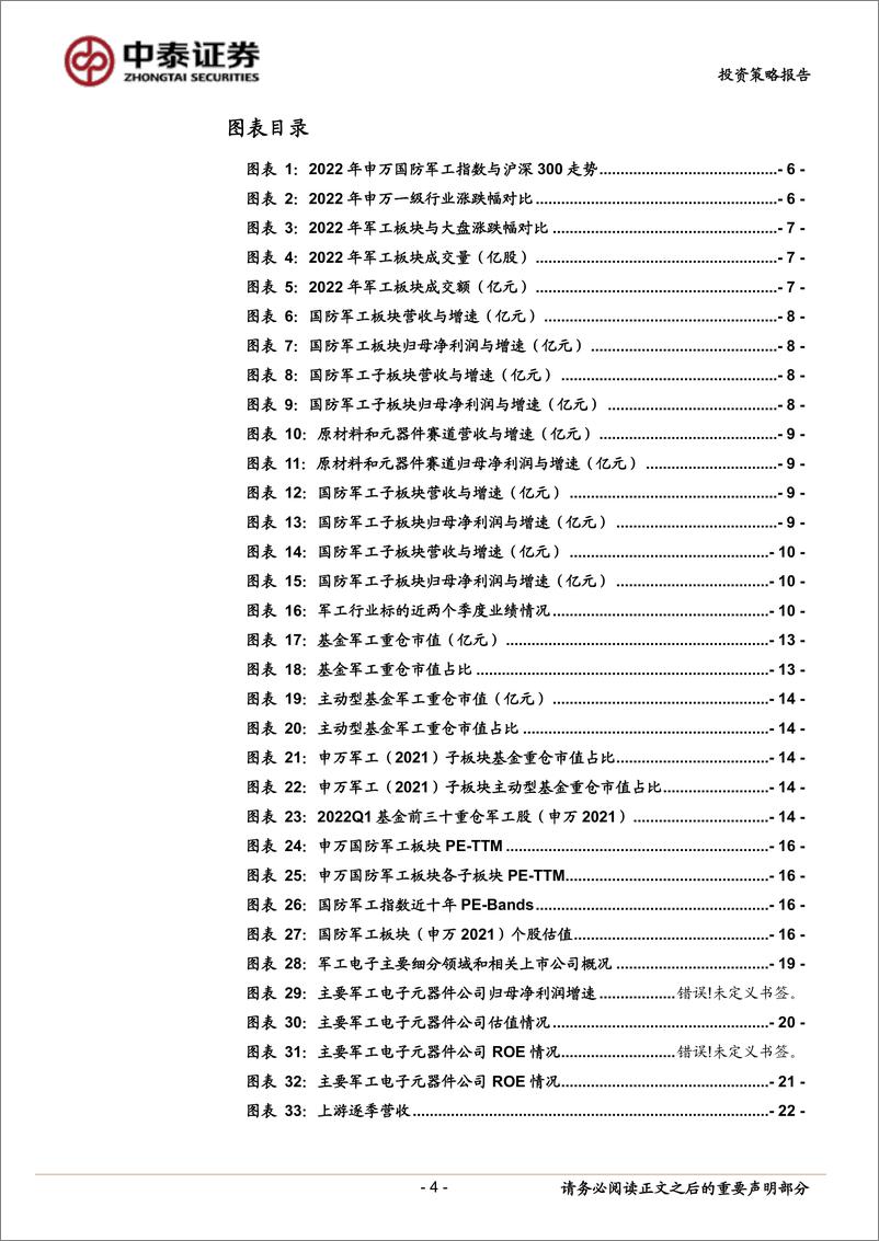 《国防军工行业2022年中期策略报告：成长有所分化，改革加速推进-20220712-中泰证券-40页》 - 第5页预览图