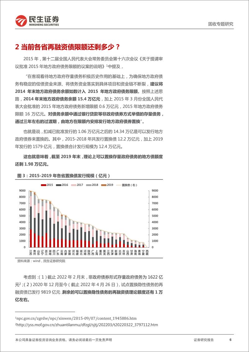 《地方政府隐性债务系列专题：2022，再融资债置换隐债有哪些期待？-20220427-民生证券-18页》 - 第7页预览图