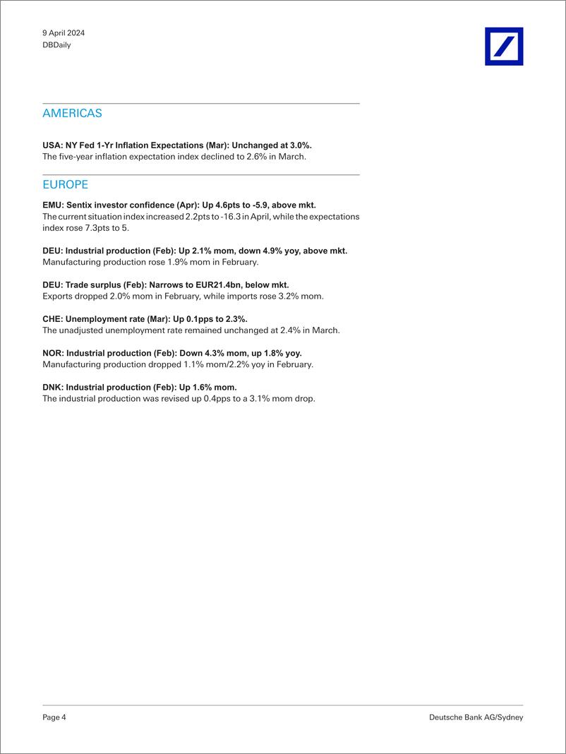 《Deutsche Bank-DBDaily DB A June Fed cut needs 0.2 core PCE-107461208》 - 第4页预览图